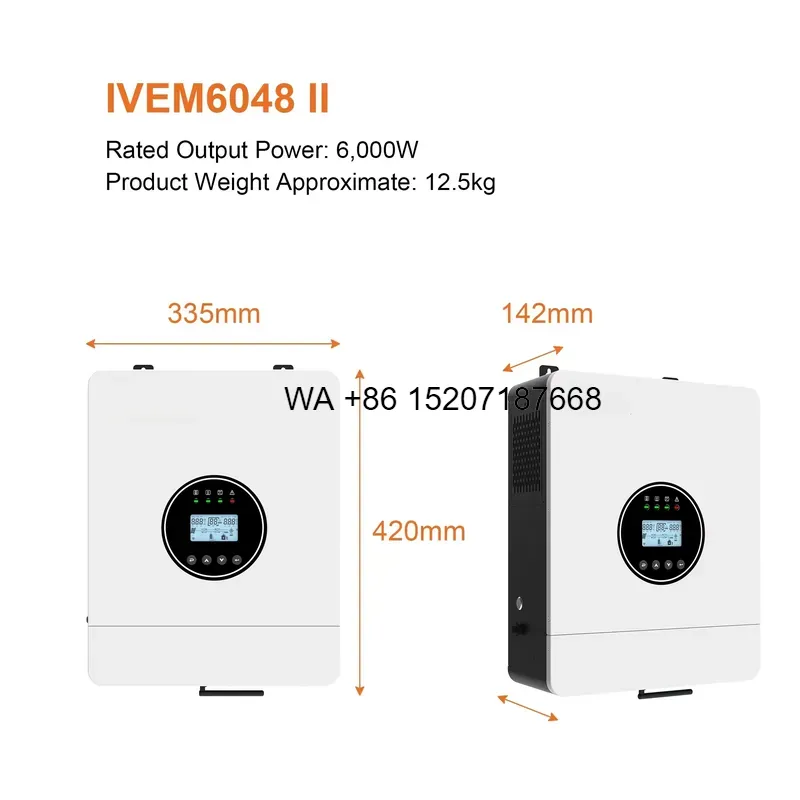 Off Grid Solar Inverter 48V 6000W - Wmwmnu – inwerter solarny o wysokiej