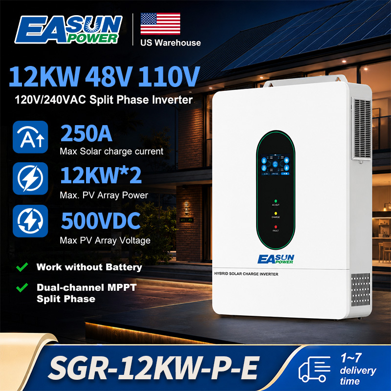 Grid Tie Inverter Limiter 2000W - EASUN POWER 12KW Inwerter Dwufazowy 110V