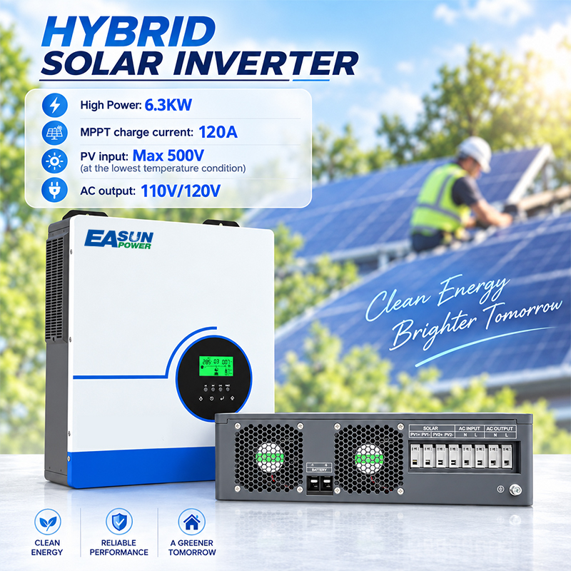 EASUN POWER – hybrydowy falown – Grid Tie Inverter Limiter 2000W recenzja i cena