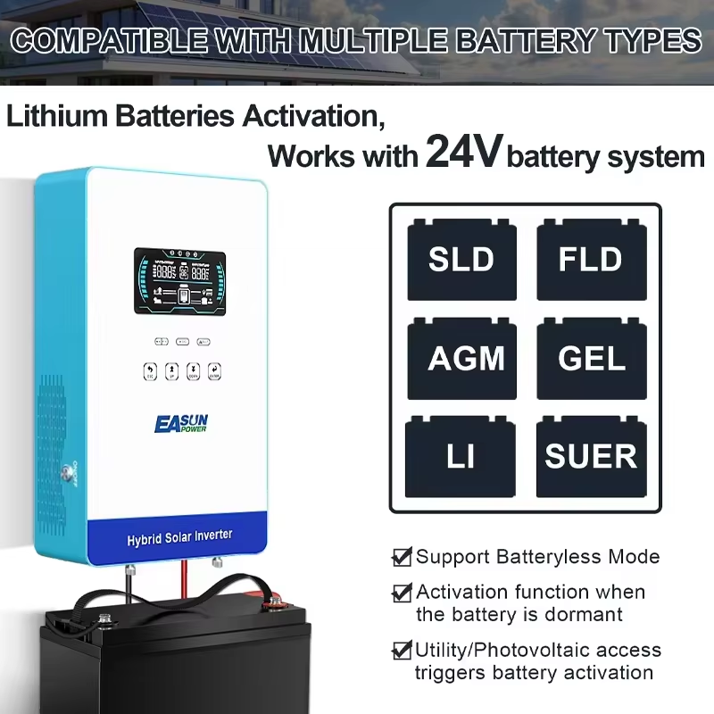 EASUN POWER – hybrydowy falown – Grid Tie Inverter Limiter 2000W recenzja i cena