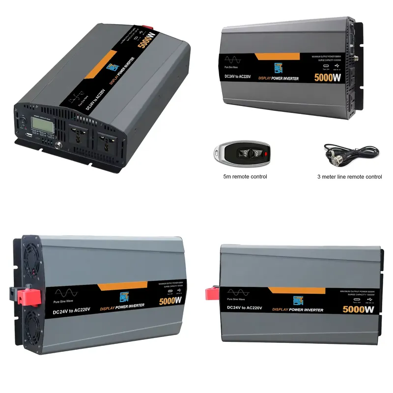 Przetwornica napięcia DC 12V 2 – Pure Sine Wave Inverter 5000W 48V 220V recenzja i cena